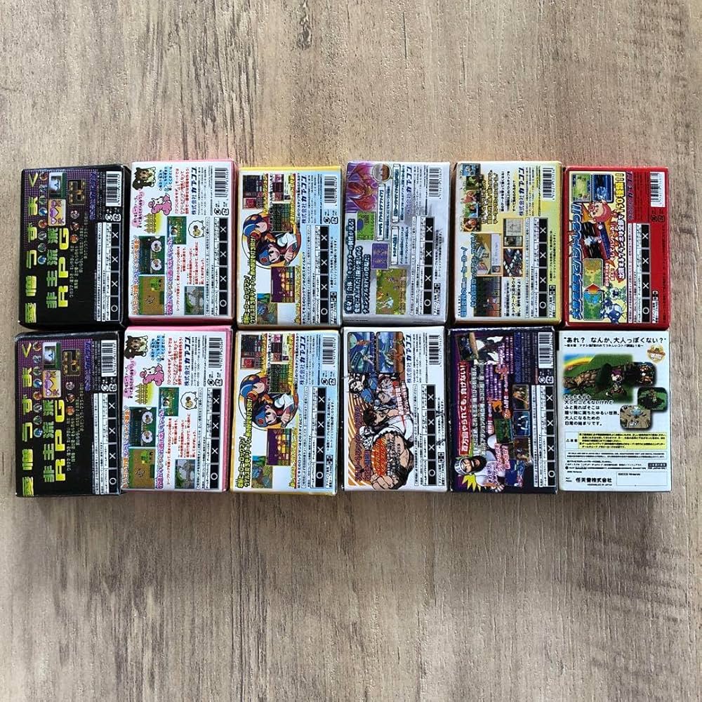 Amazon | ゲームボーイアドバンス ミニチュア消しゴム12個