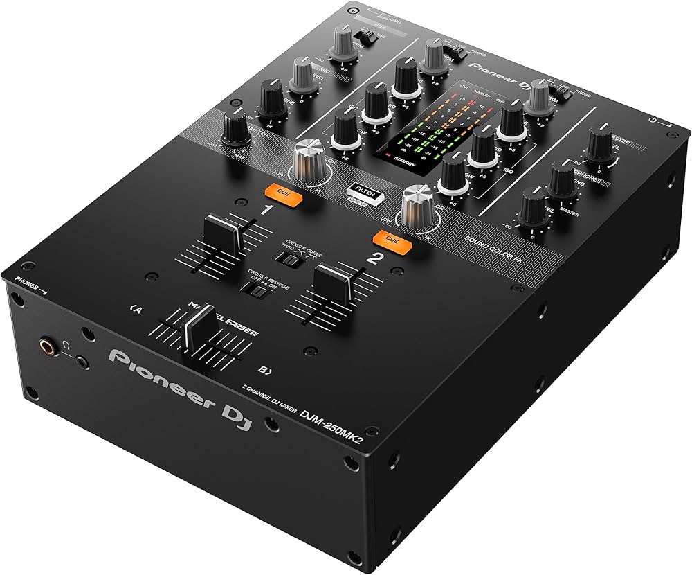 Pioneer DJM-250MK2 DJ Mixer With USB Connection, Black : Amazon.in