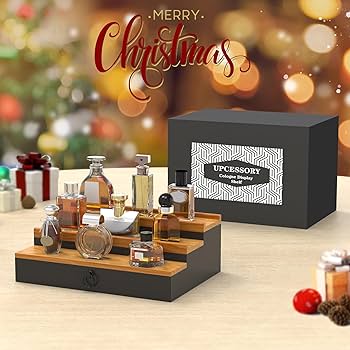 Amazon.com: upcessory Cologne Organizer for Men, 3 Tier Wood
