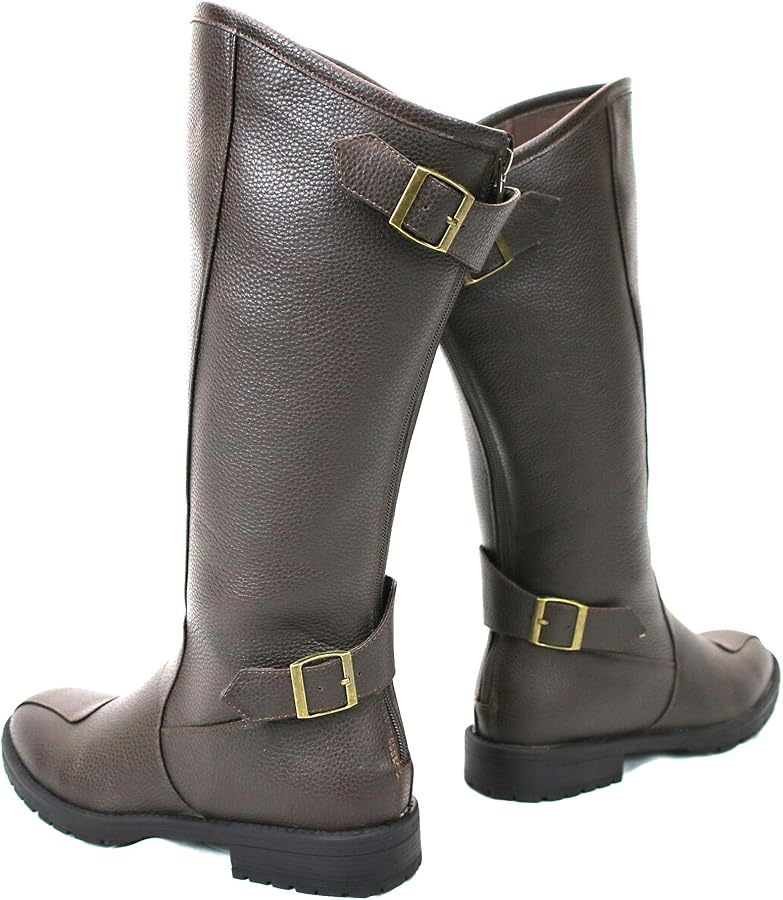 Amazon | [DJ] 斜めカット 特攻ブーツ 茶 26．5cm | DJ | ブーツ