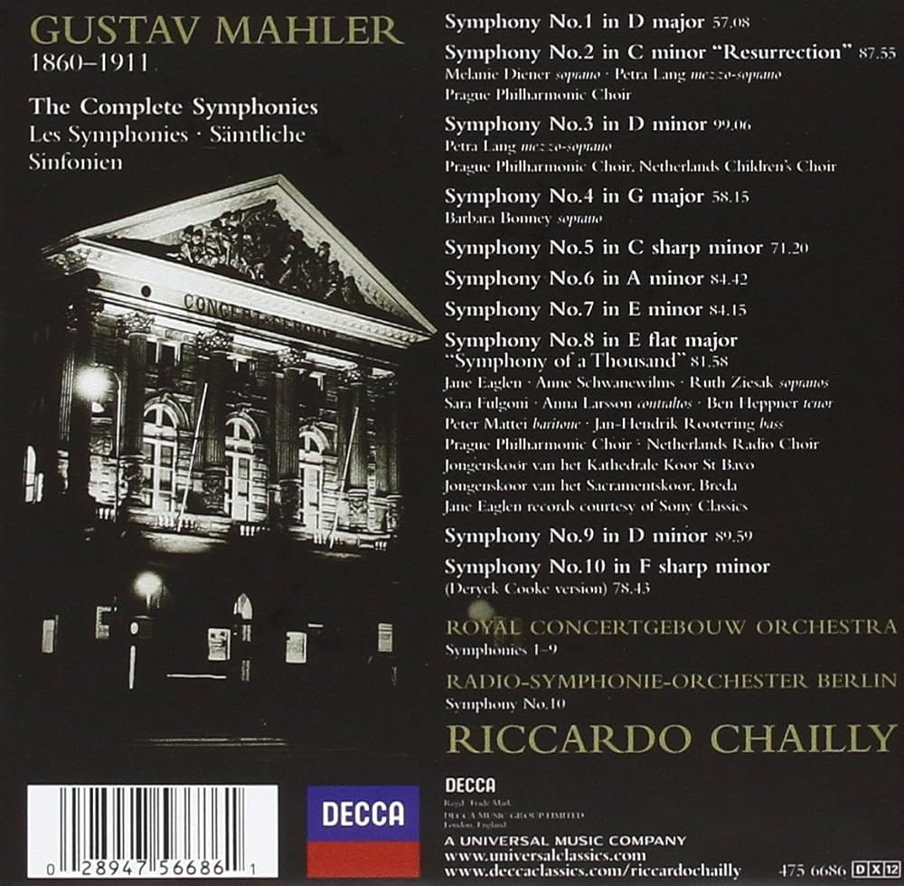 Gustav Mahler, Riccardo Chailly, Royal Concertgebouw Orchestra