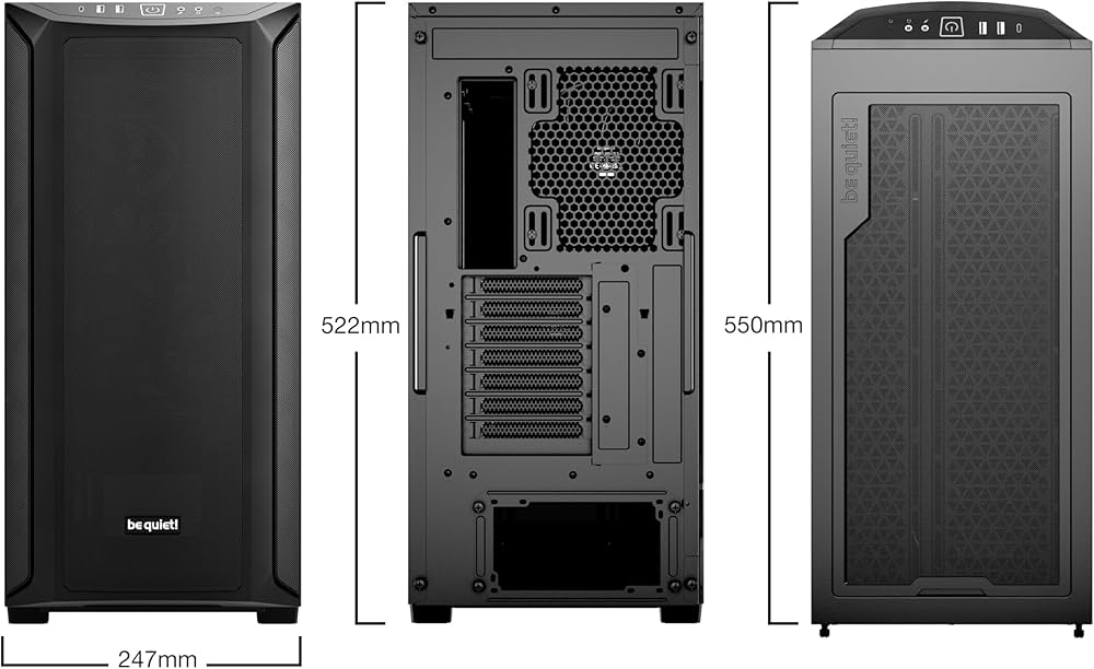 Amazon | be quiet! ミドルタワー PCケース ATX Shadow Base 800 Black