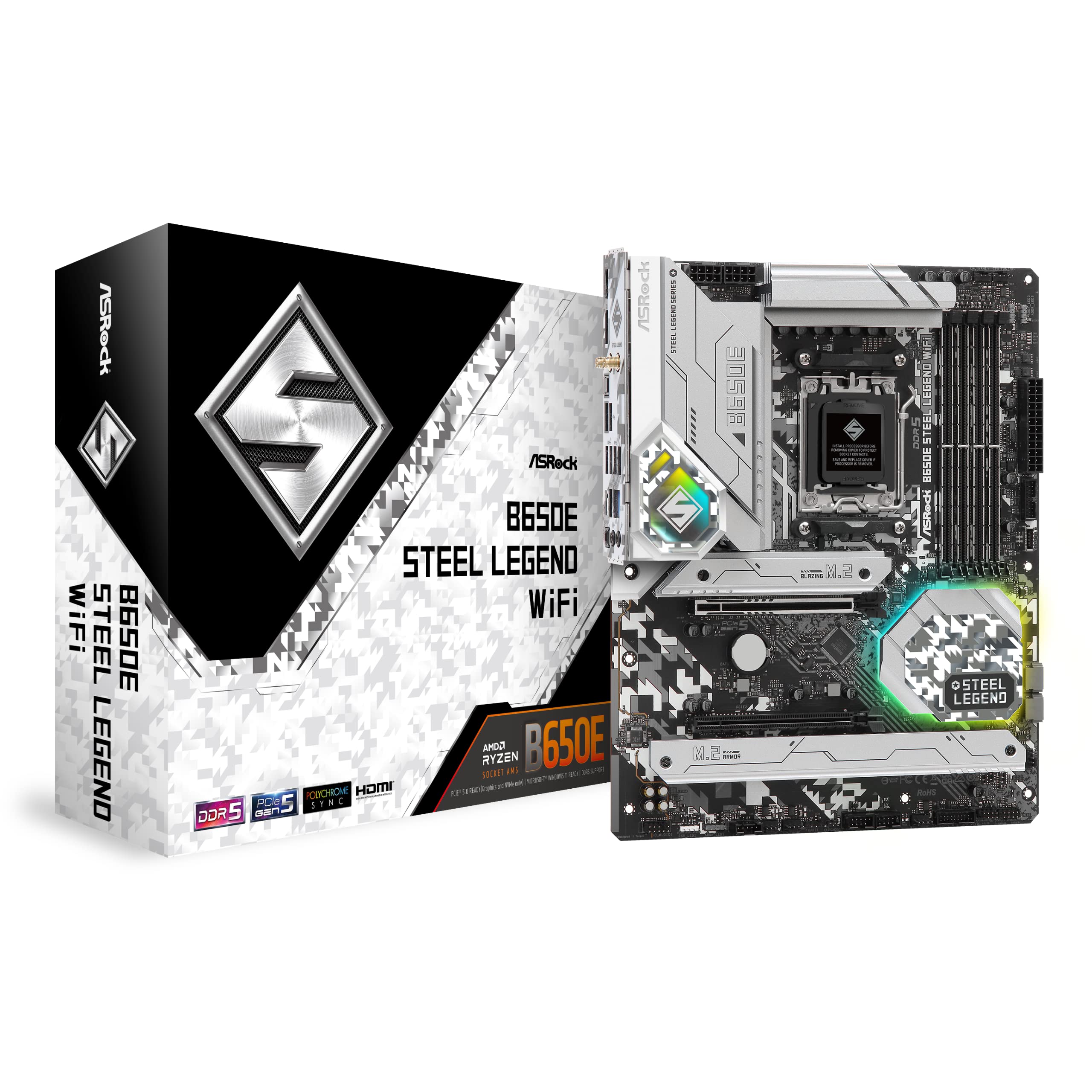 Amazon.in: Buy ASRock B650E Steel Legend WiFi Socket AMD AM5