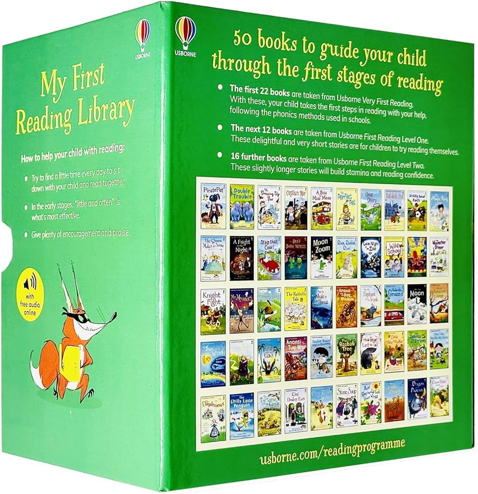Amazon.co.jp: Usborne My Very First Reading Library 50 Books Set
