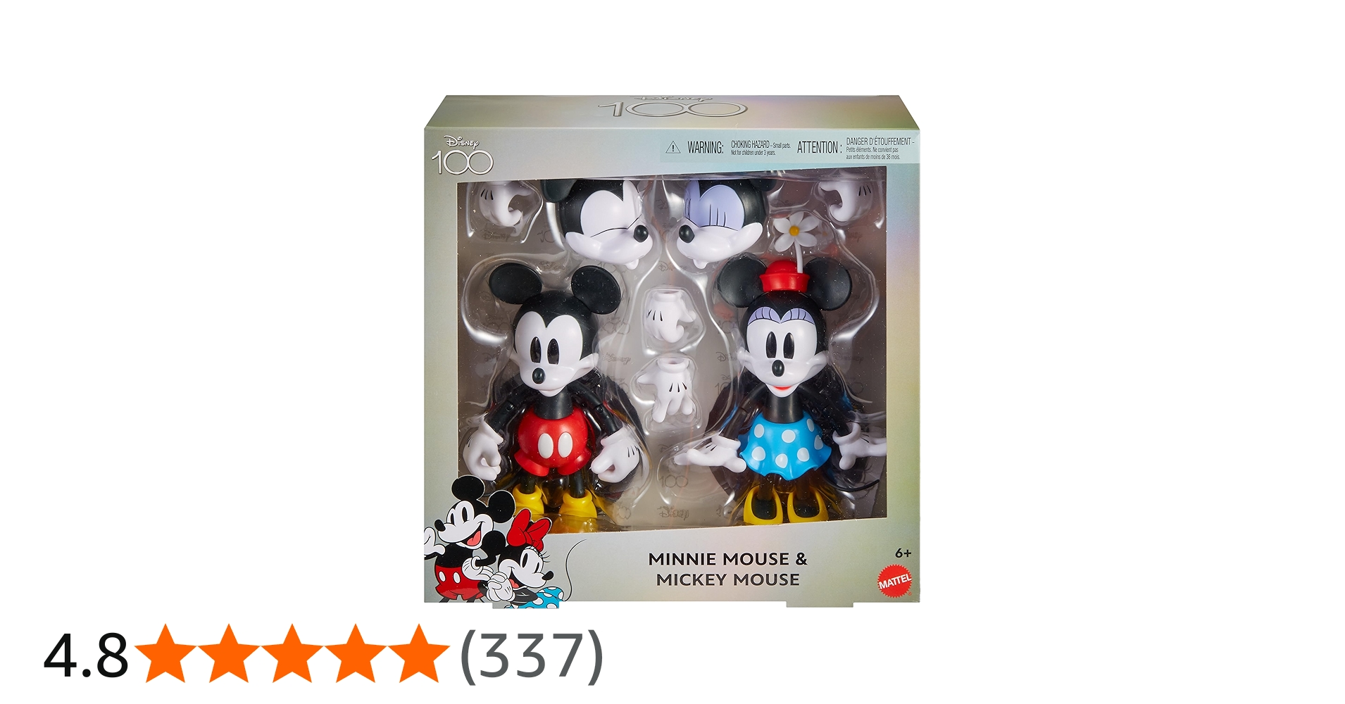 Amazon.co.jp: Mattel ディズニー 100 コレクター用アクション