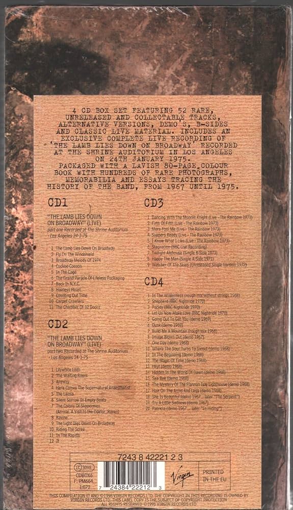 Genesis Archives, Vol. 1: 1967-1975 - Amazon.com Music