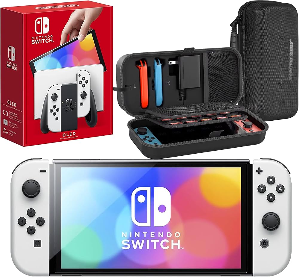 Amazon.com: Nintendo Switch OLED with Signature Series Travel Case