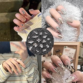 Amazon.co.jp: BRIIKPP ネイルストーンセット ぴかぴか光る ミックス