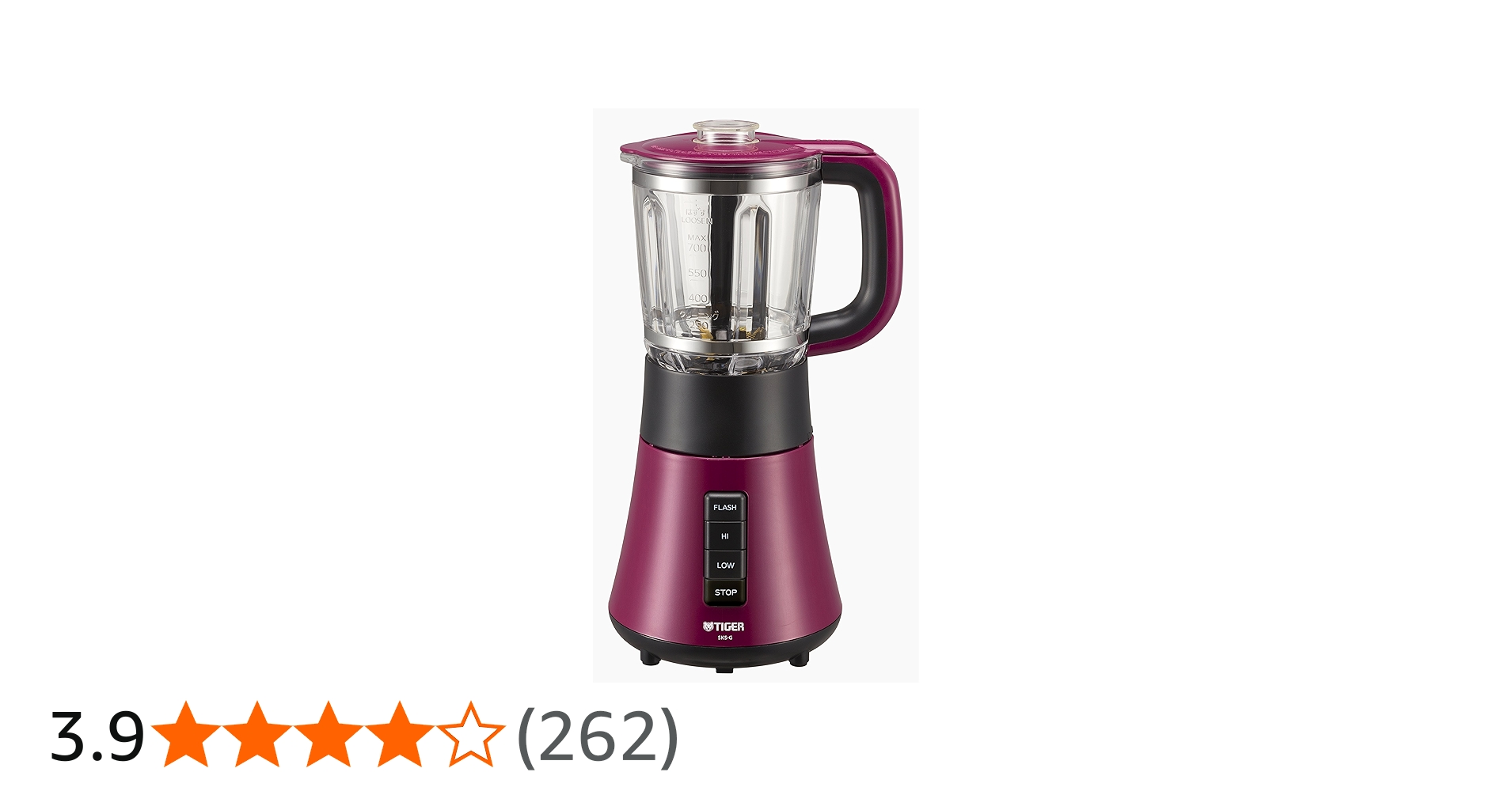 Amazon | タイガー魔法瓶(TIGER) ミキサー スムージー ジューサー ミル