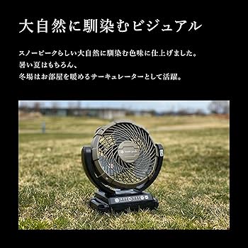Amazon.co.jp: Snow Peak Fan, Makita Field Fan, AC Adapter Included