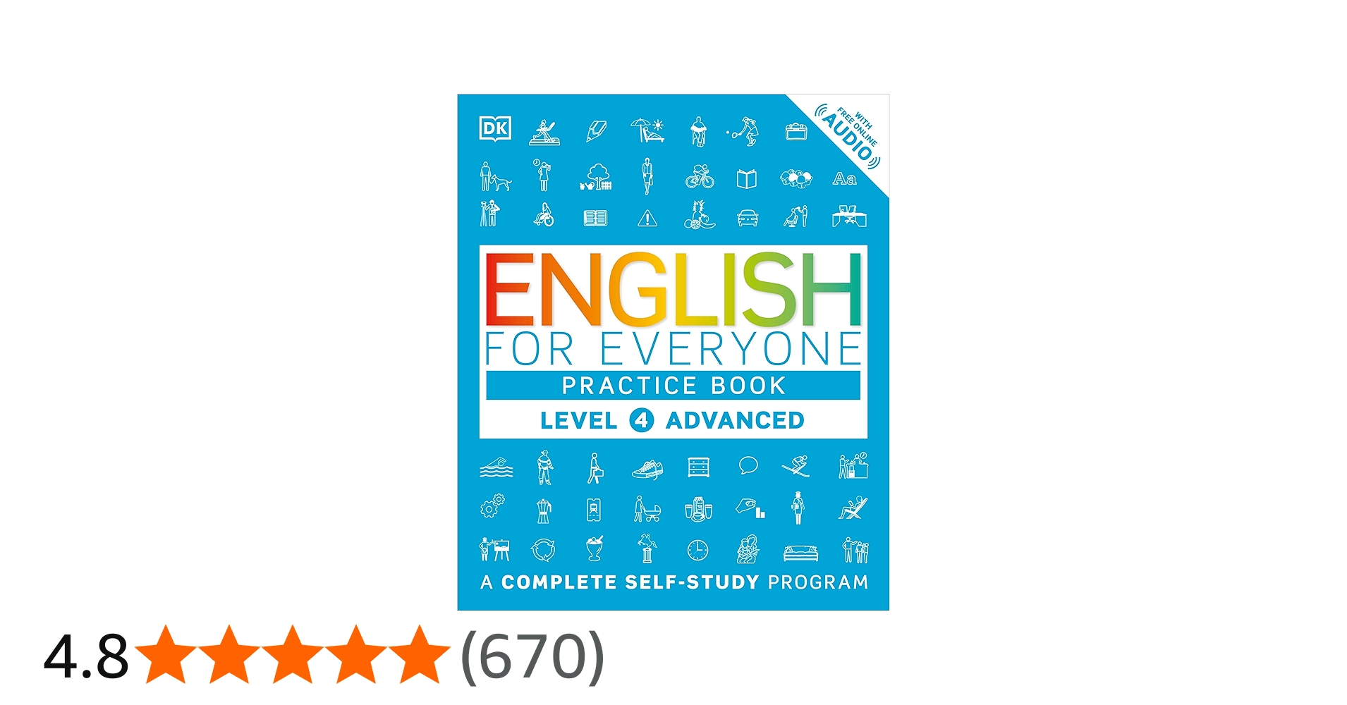 Amazon | English for Everyone: Level 4: Advanced, Practice Book: A