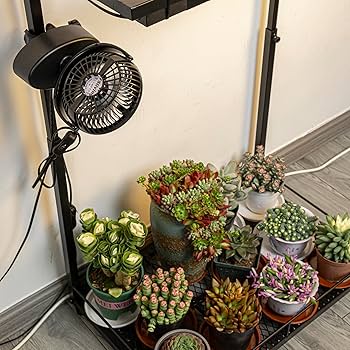 Amazon.co.jp: FSLIVING 植物用サーキュレーター 送風機 クリップ式