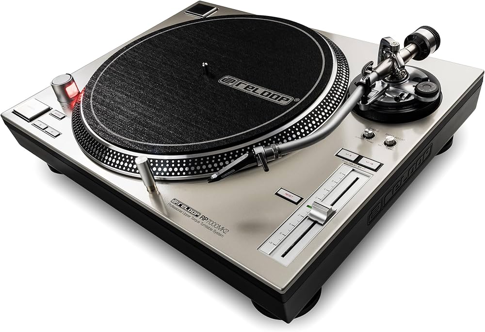 Reloop RP-7000 MK2 Silver Professional DJ Turntable – High Torque