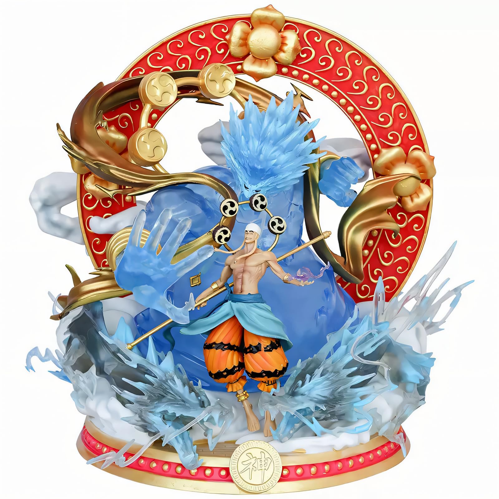 Amazon.co.jp: ワンピース エネル 雷神形態 戦闘Ver. スタチュー 1/7