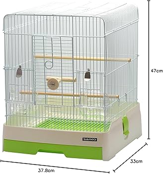 Amazon | 三晃商会 SANKO イージーホーム バード37 手乗り グリーン
