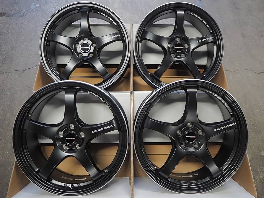 Amazon.co.jp: ホイール 4本セット CROSS SPEED HYPER EDITION CR5 18