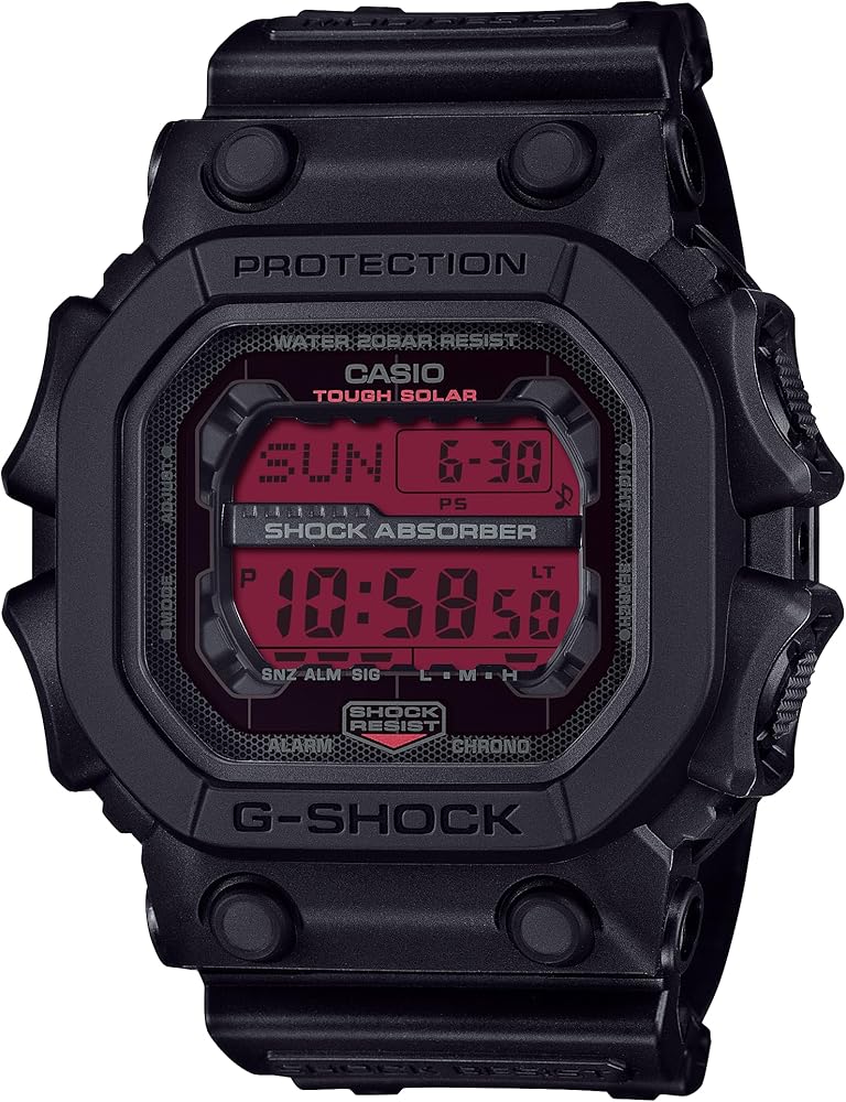 Amazon.com: Casio G-Shock Black Resin Red Digital Oversized Watch