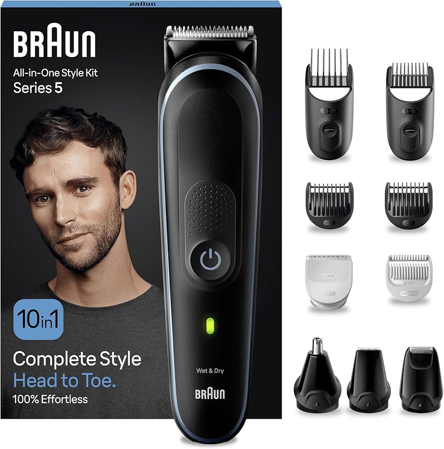 Braun 10-in-1 All-in-One Style Kit Series 5, Male Grooming Kit