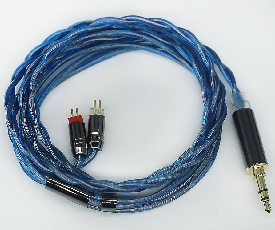 Amazon | 【JSHiFi-Ocean】2pin3.5mmリケーブル 銀メッキ&無酸素銅線材