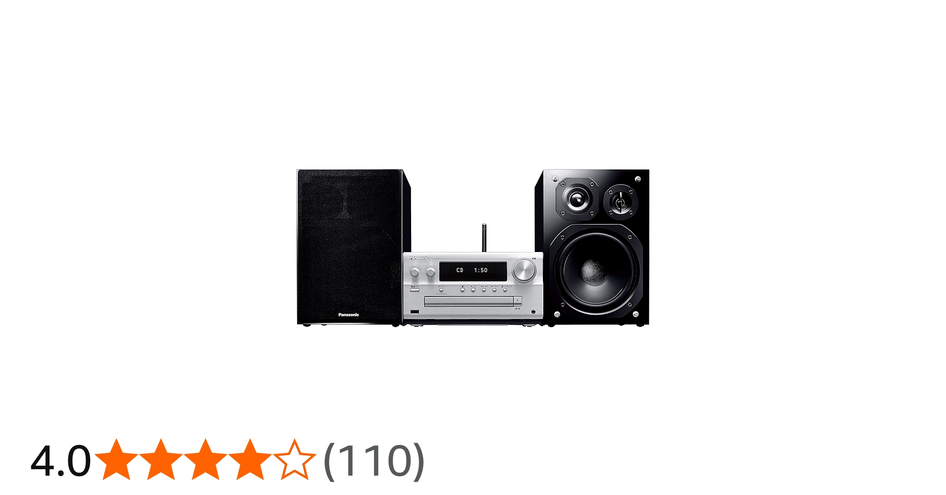 Amazon.co.jp: パナソニック CDステレオシステム (シルバー) SC-PMX150