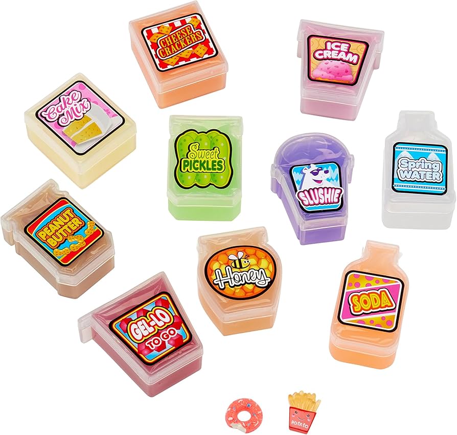 Amazon.com: CRA-Z-Slimy Mini Mania Grocery Slime Set, 12