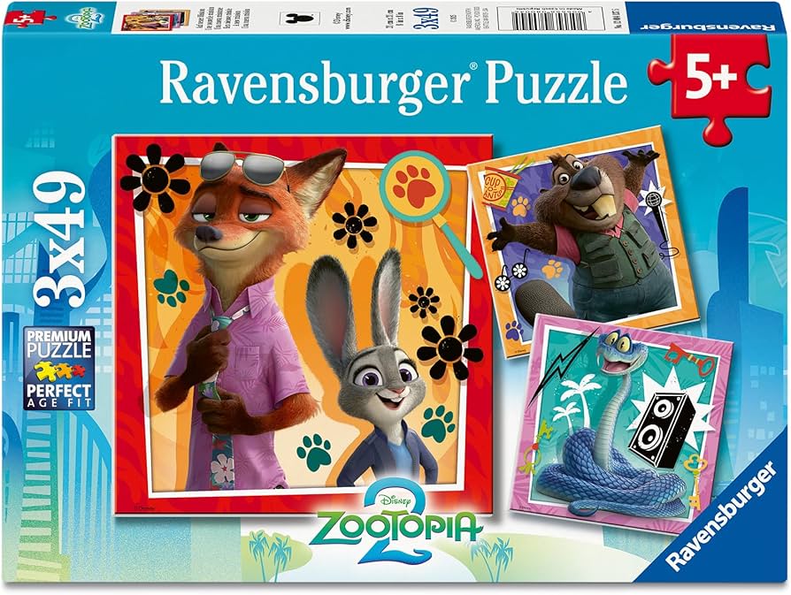 Amazon | Ravensburger - ズートピア2:新しい使命 - 3×49ピース