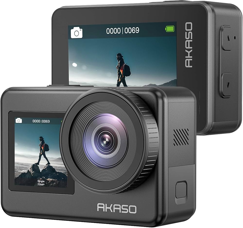 Amazon | AKASO Brave 7 アクションカメラ4K30FPS IPX8本機防水10M