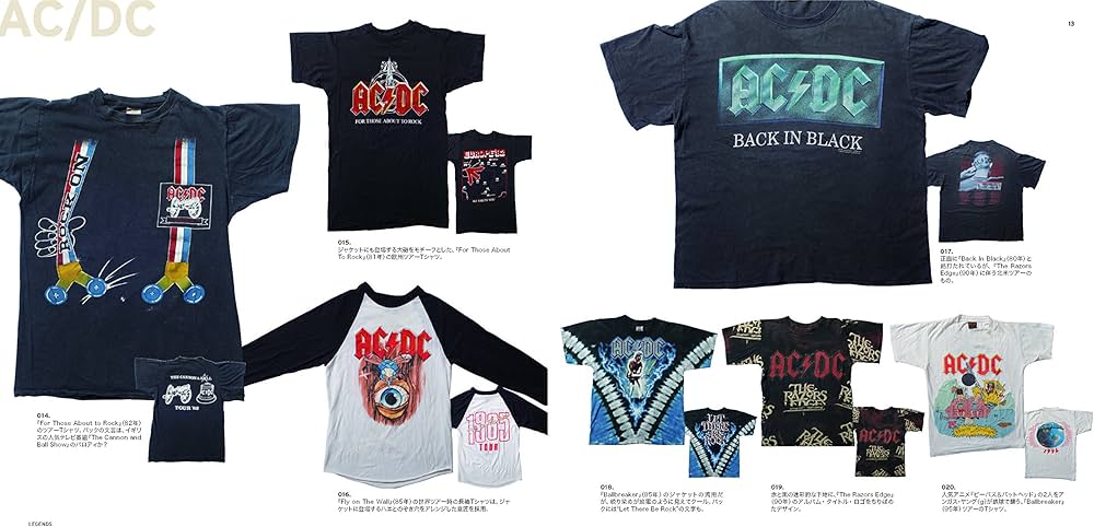 METAL Tee's FILE メタルTシャツ図鑑 (T-shirts Archives) | リットー