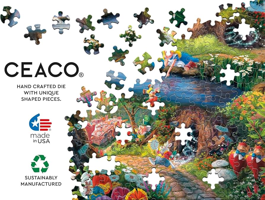 Amazon | Ceaco - ディズニー - トーマス・キンケード - 不思議の国の