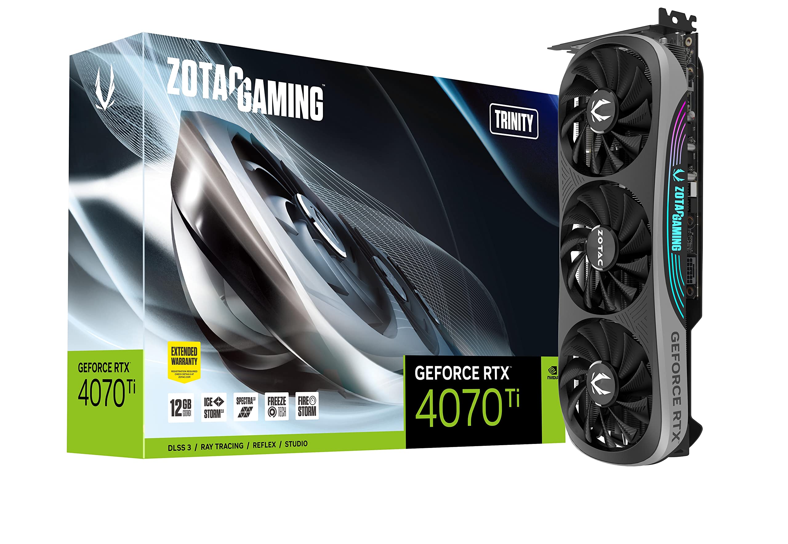Amazon | ZOTAC ゲーミングGeForce RTX 4070 Ti Ti Trinity DLSS 3