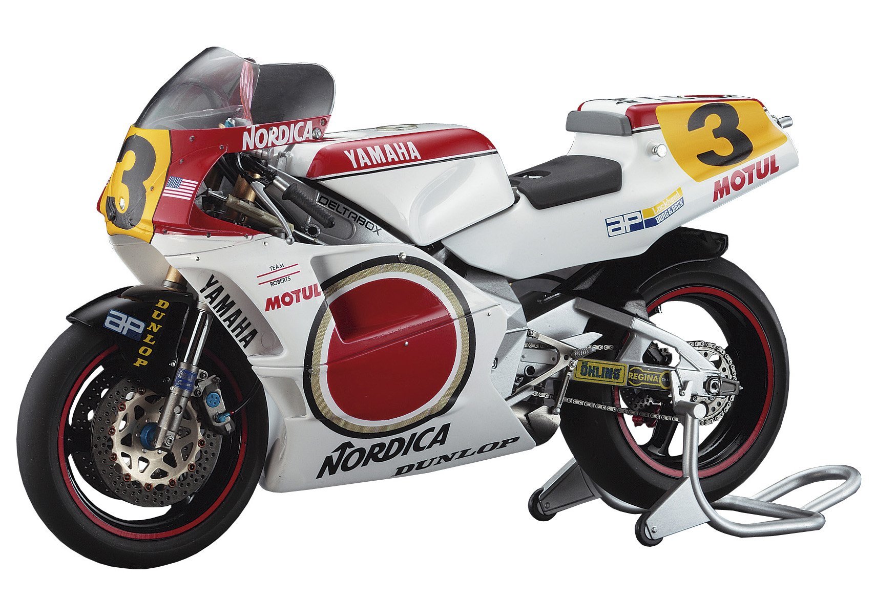 Amazon.com: Hasegawa 1/12 Yamaha YZR500 (0WA8) Team Lucky Strike
