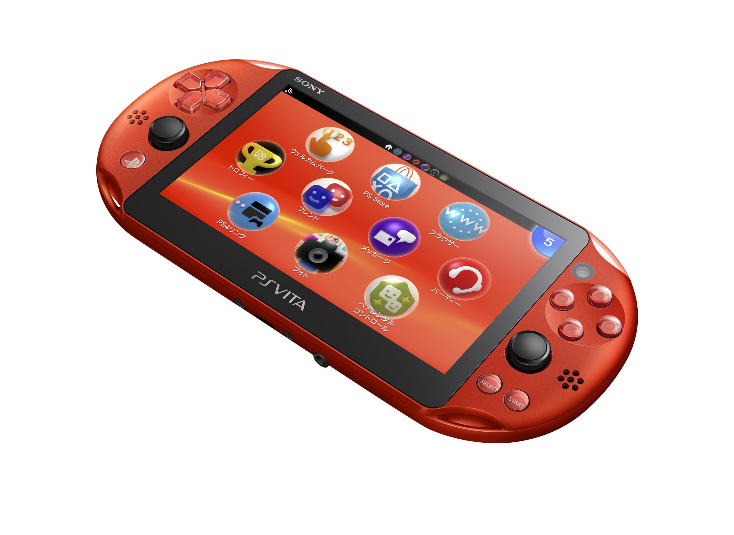Amazon.com: Sony PlayStation Vita 2000 Wi-Fi Metallic Red (Japan