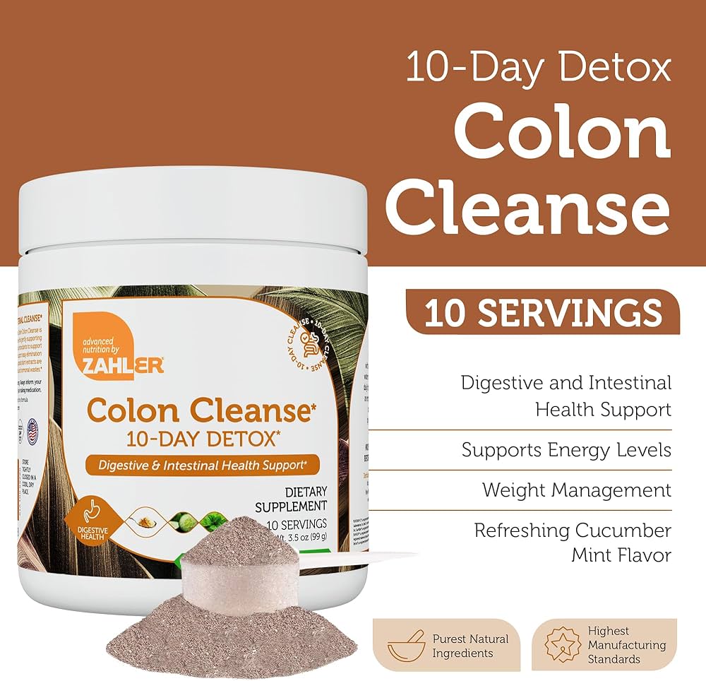 Amazon.com: Zahler Colon Cleanse 10-Day Detox Cleanse - Cucumber