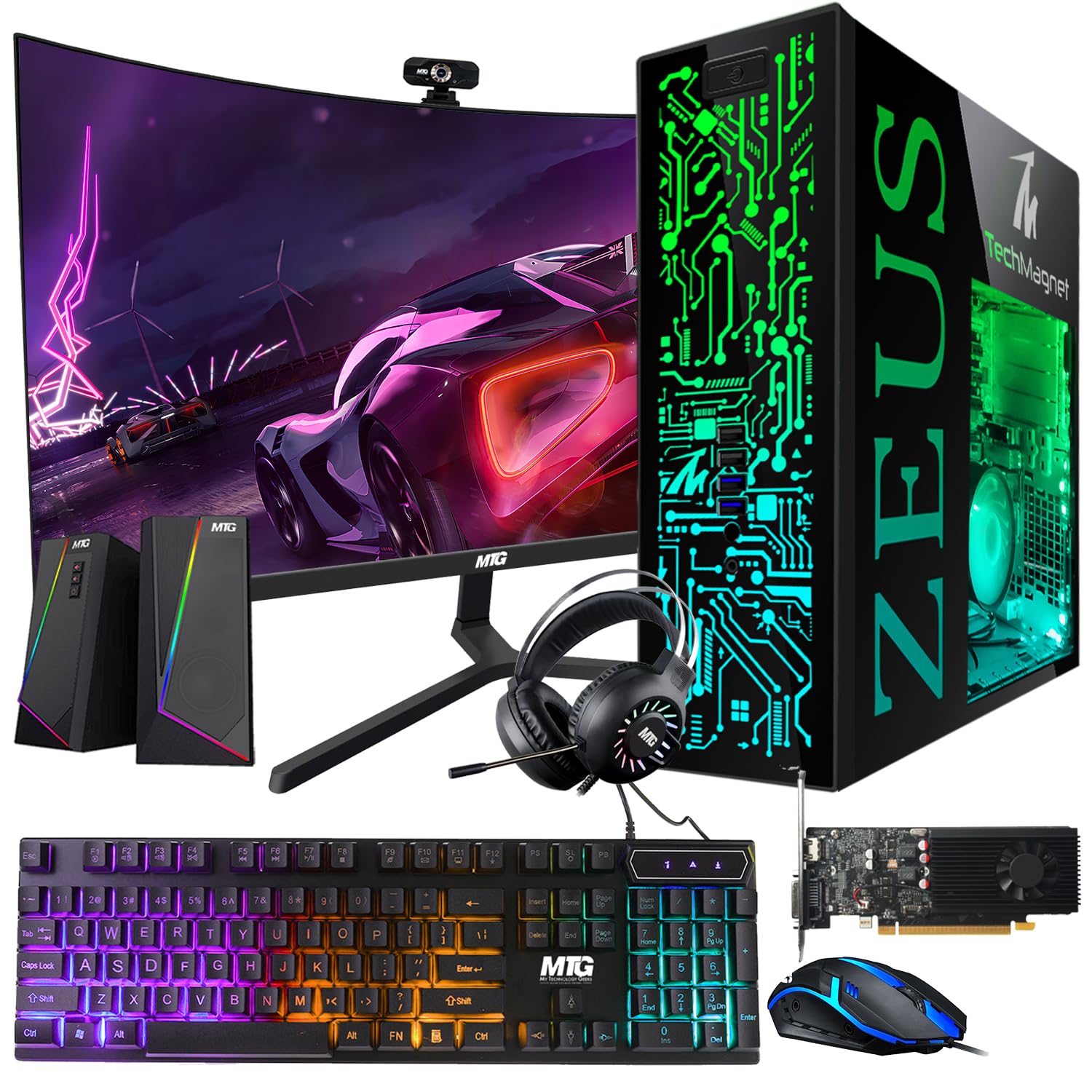 Amazon.com: TechMagnet Gaming Desktop PC, Intel i5 4th Gen, Zeus