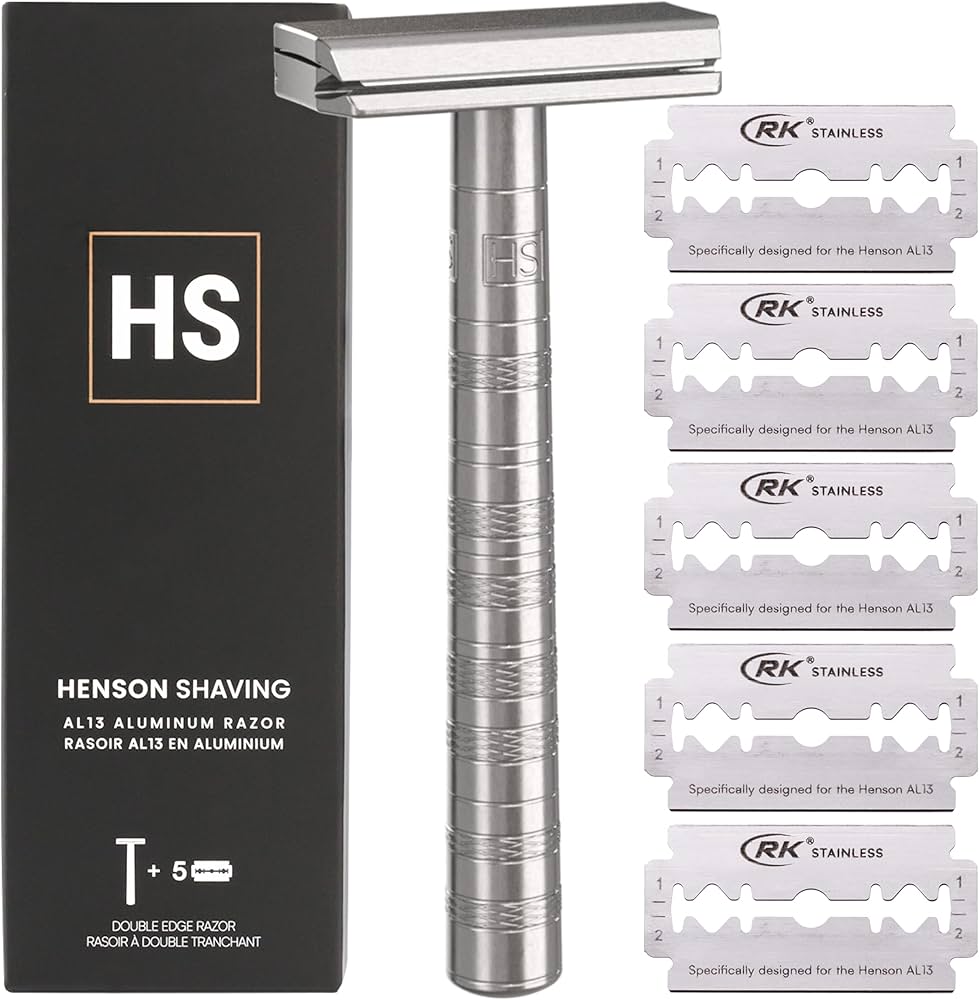 Amazon.com: Henson Shaving Razor - Aluminum Double Edge Safety