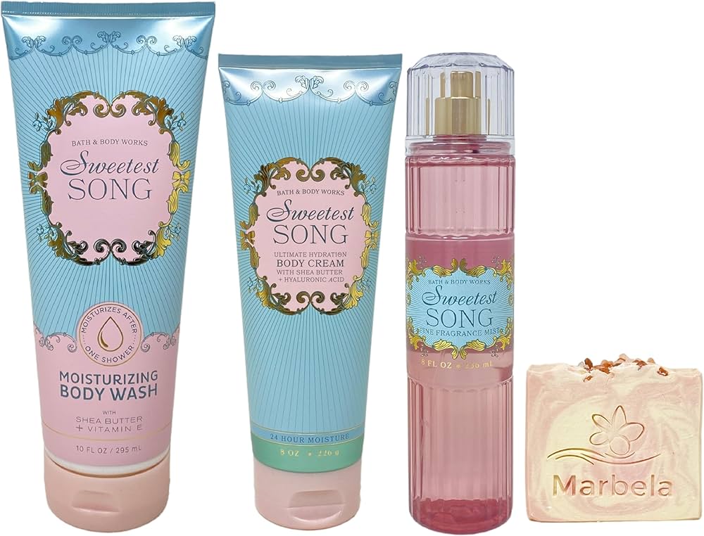 Amazon.com : Bath & Body Works Sweetest Song Trio Gift Set
