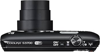 Amazon | Nikon デジタルカメラ COOLPIX S3700 ブラック 光学8倍ズーム
