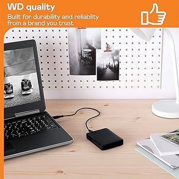 Amazon.com: WD 4TB Elements Portable External Hard Drive for