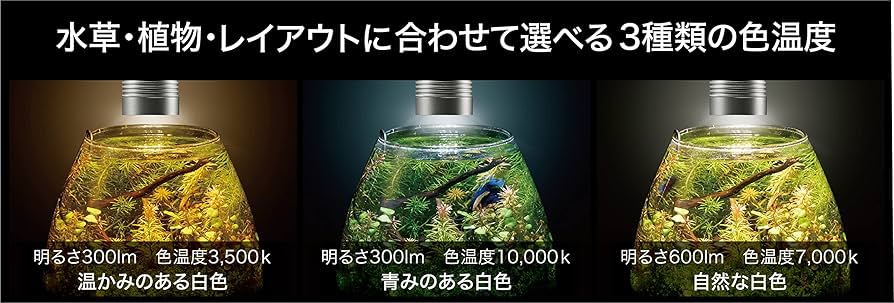 Amazon.co.jp: ジェックス GEX クリアLED リーフグロー EX 3種類の色