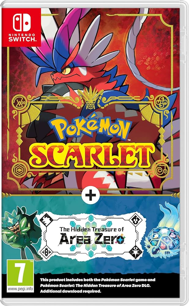 Amazon.co.jp: ポケットモンスター スカーレット+エリアゼロの秘宝 DLC