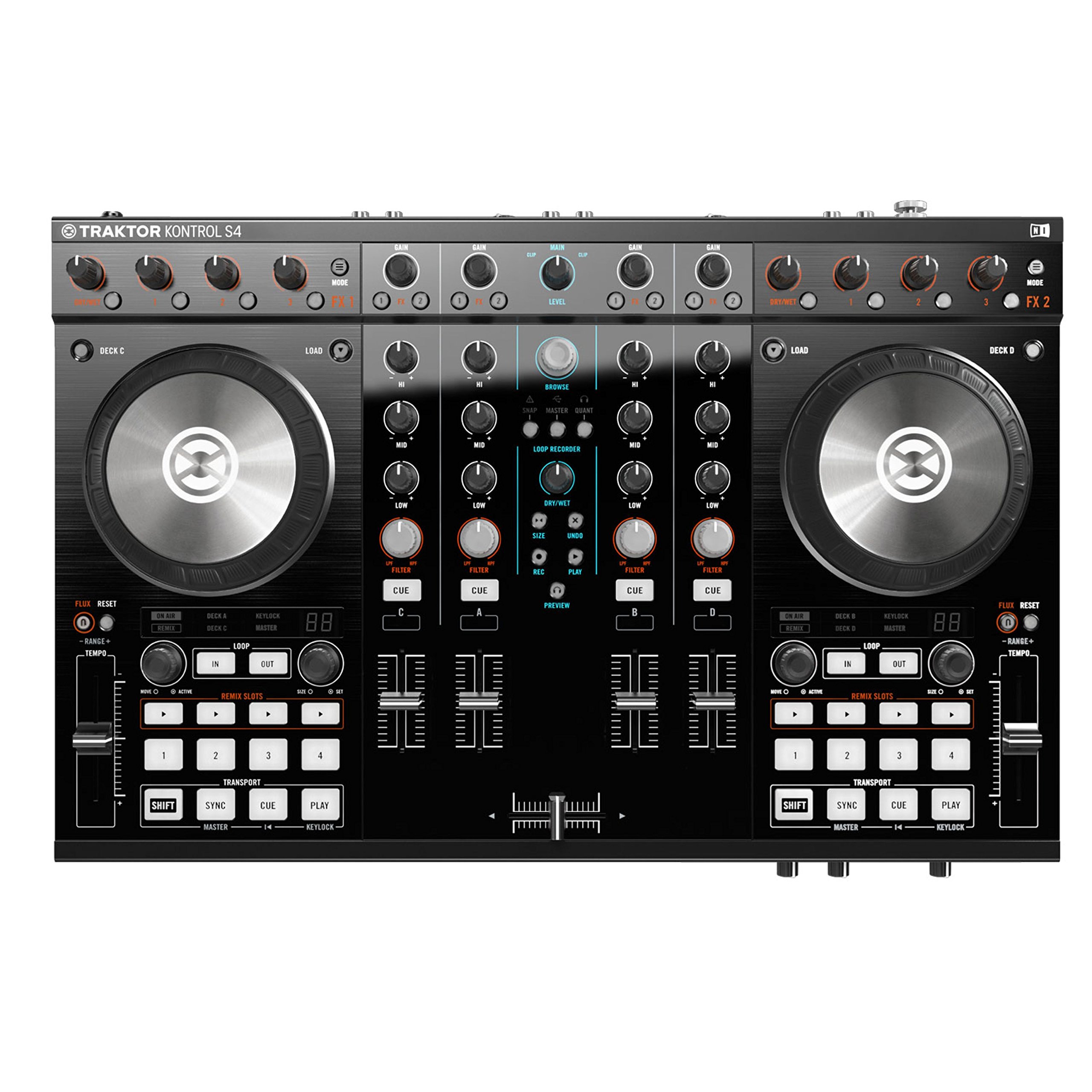 Amazon | Native Instruments 4デッキDJシステム TRAKTOR KONTROL S4