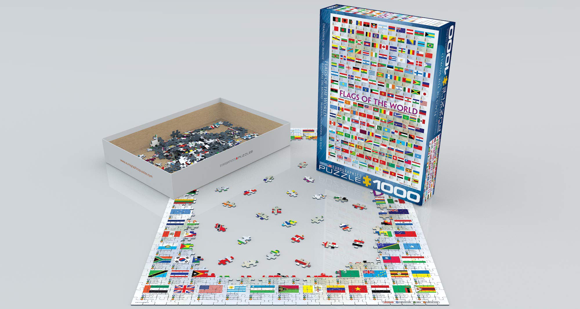 Amazon.com: EuroGraphics Flags of The World Puzzle (1000-Piece