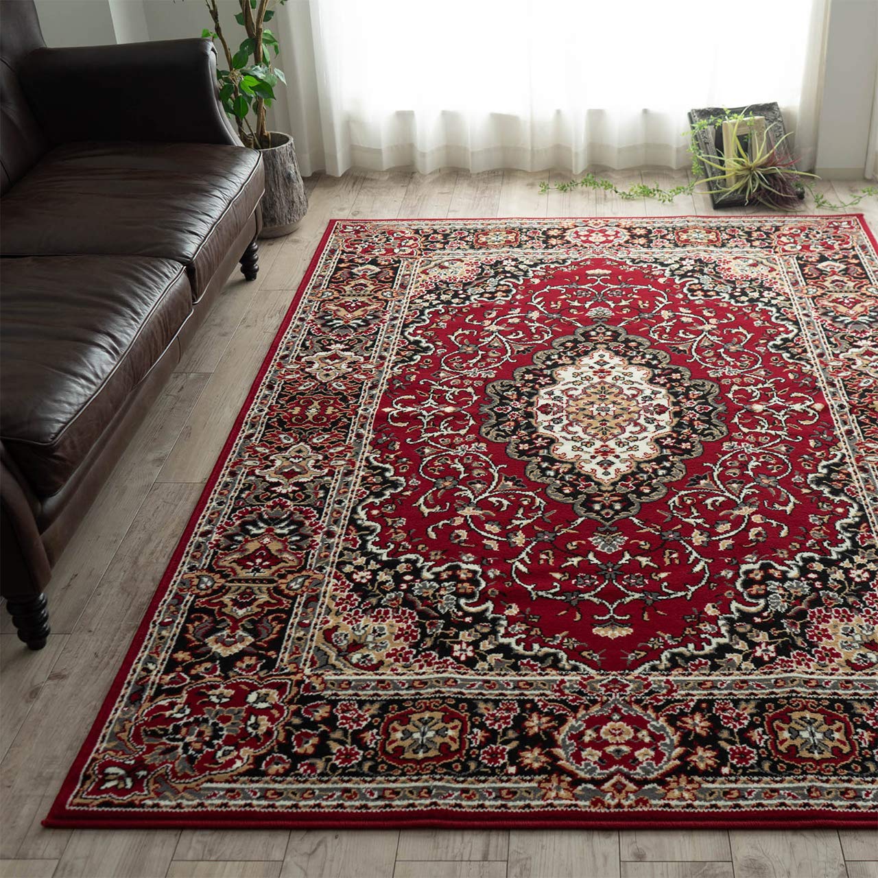 Amazon | サヤンサヤン メダリオン ラグ カーペット オリエント 235