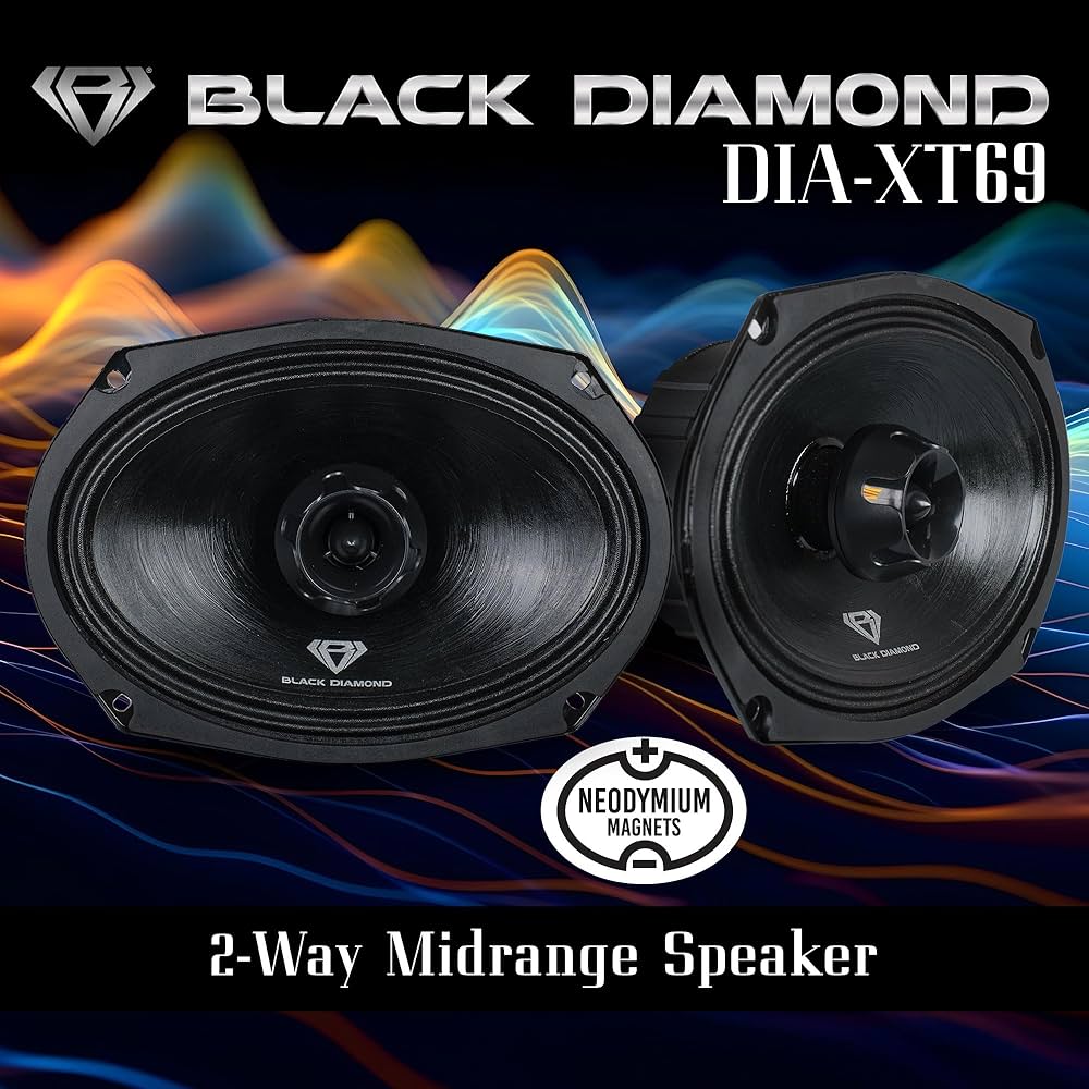 Amazon.com: BLACK DIAMOND DIA-XT69 6 x 9 Inches Car Audio Mid