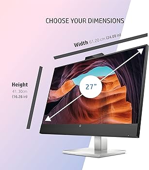HP M27 27-inch(68.58 cm) FHD IPS 3-Sided Micro-Edge Screen