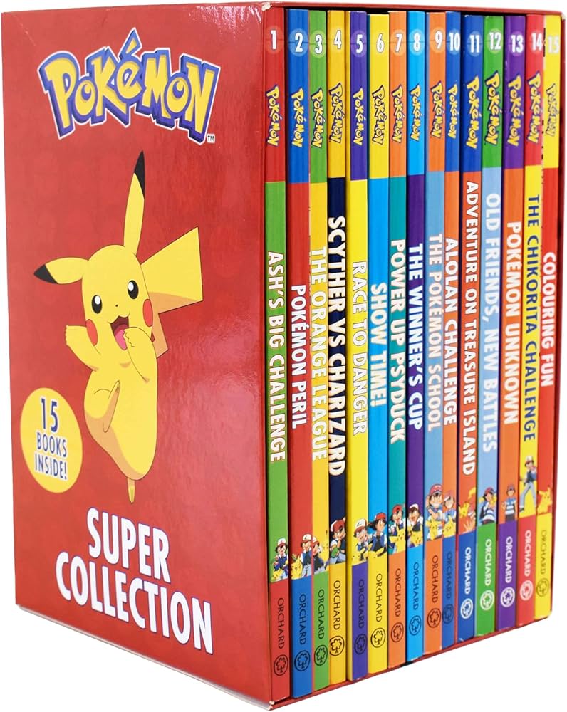 Pokemon Super Collection Series Books 1-15 Box Set: Pokémon