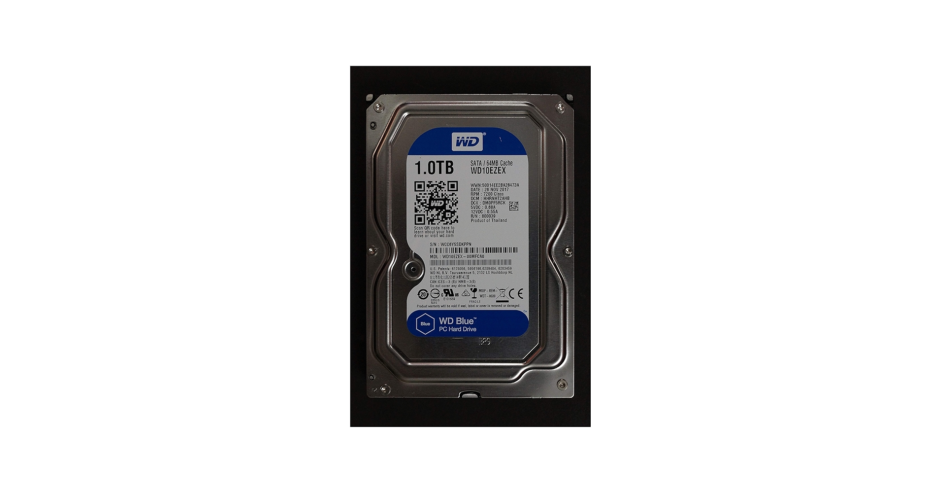 Amazon.com: WD10EZEX WD 1TB 7.2K 6G LFF SATA Hard Drive : Electronics