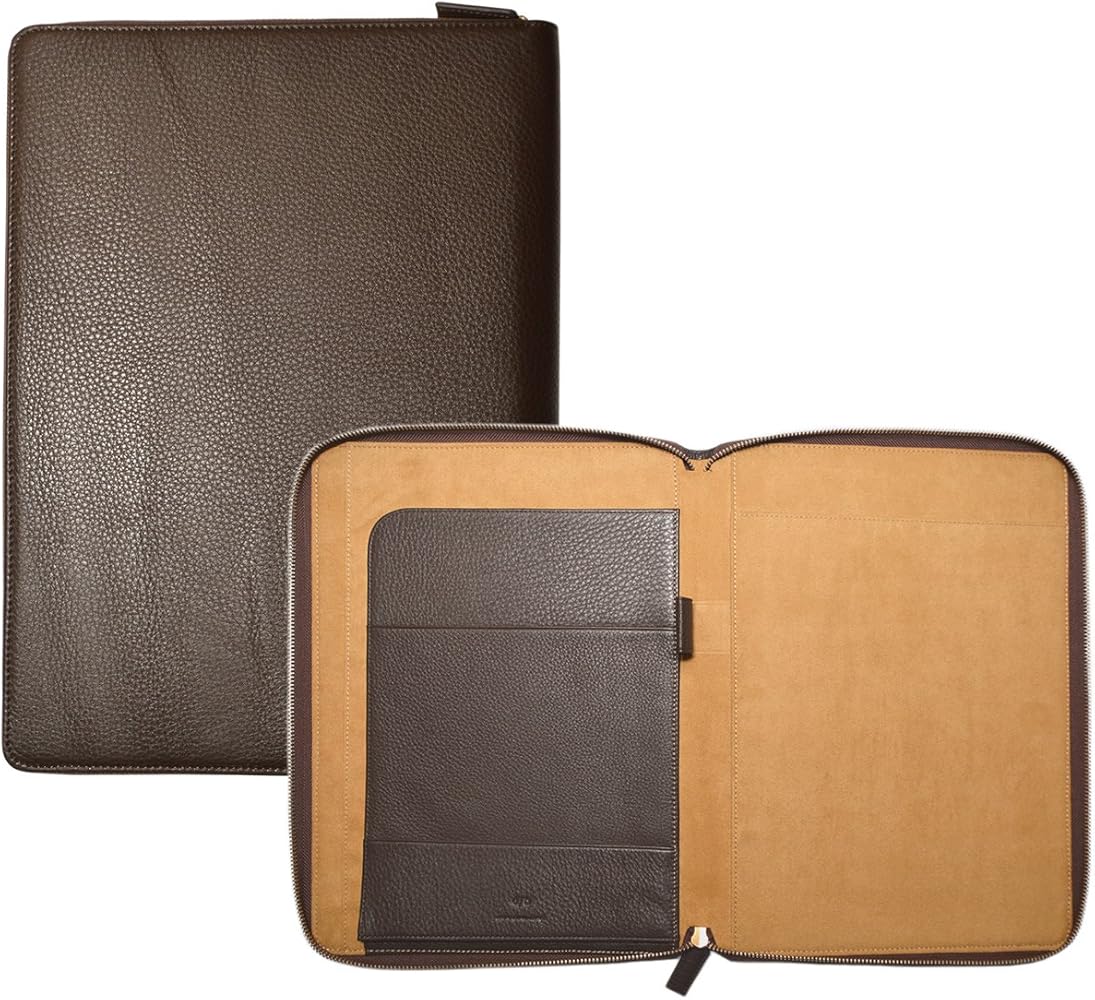 Amazon.co.jp: レポートパッドホルダー ノートパッドホルダー A4 本革