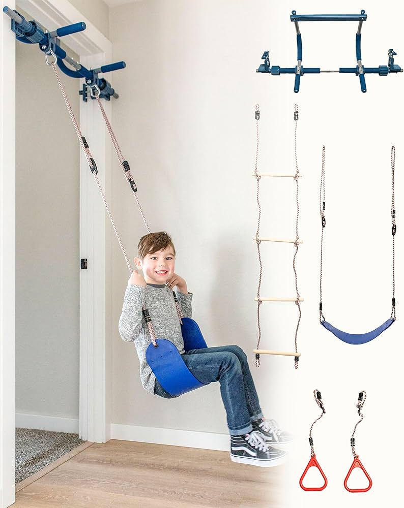 Amazon.com: Gym1 Indoor Doorway Gym Set - Sensory Swing & Grip