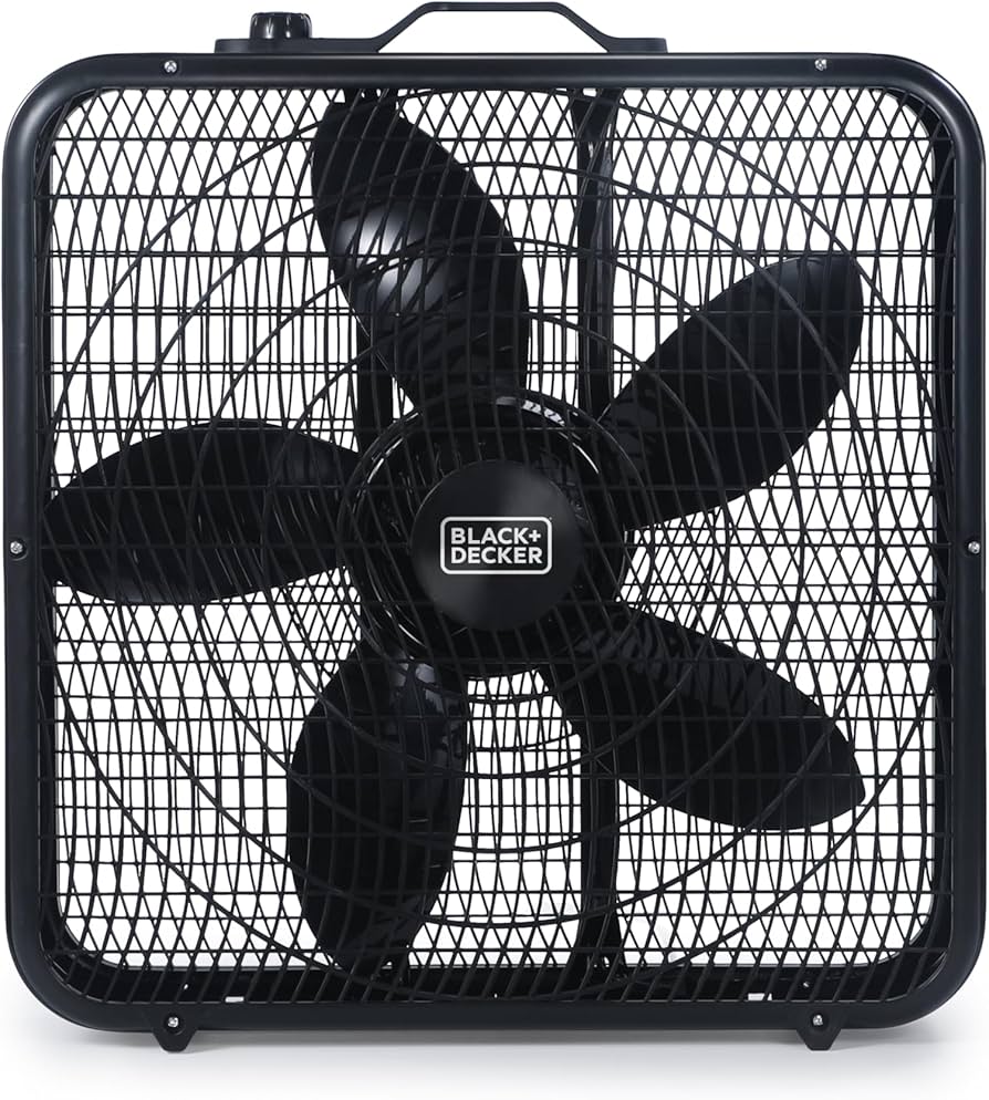 Amazon.com: BLACK+DECKER Box Fan with 3 Speed Settings, 20” Box